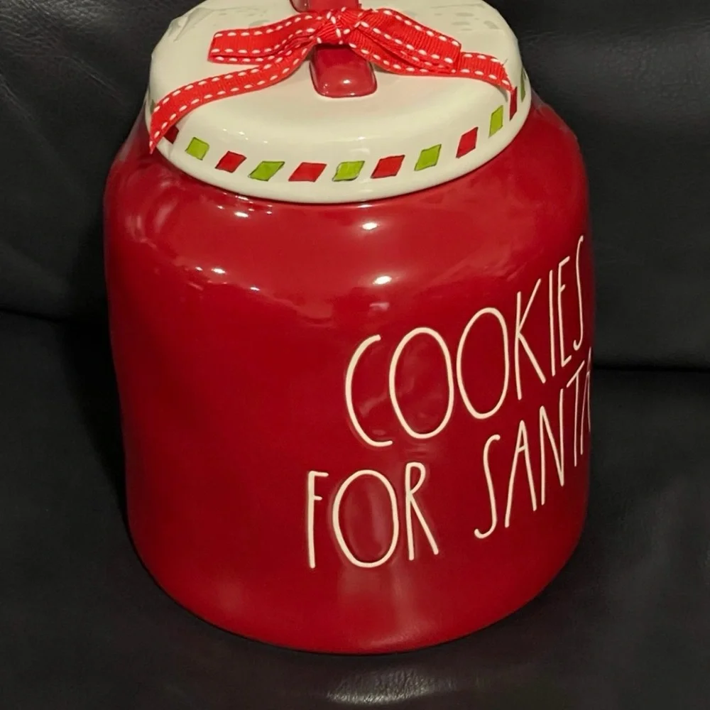 Christmas Rae Dunn Canister COOKIES FOR SANTA